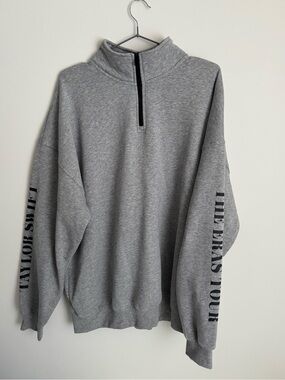 Taylor Swift The Eras Tour Grey Quarter-Zip